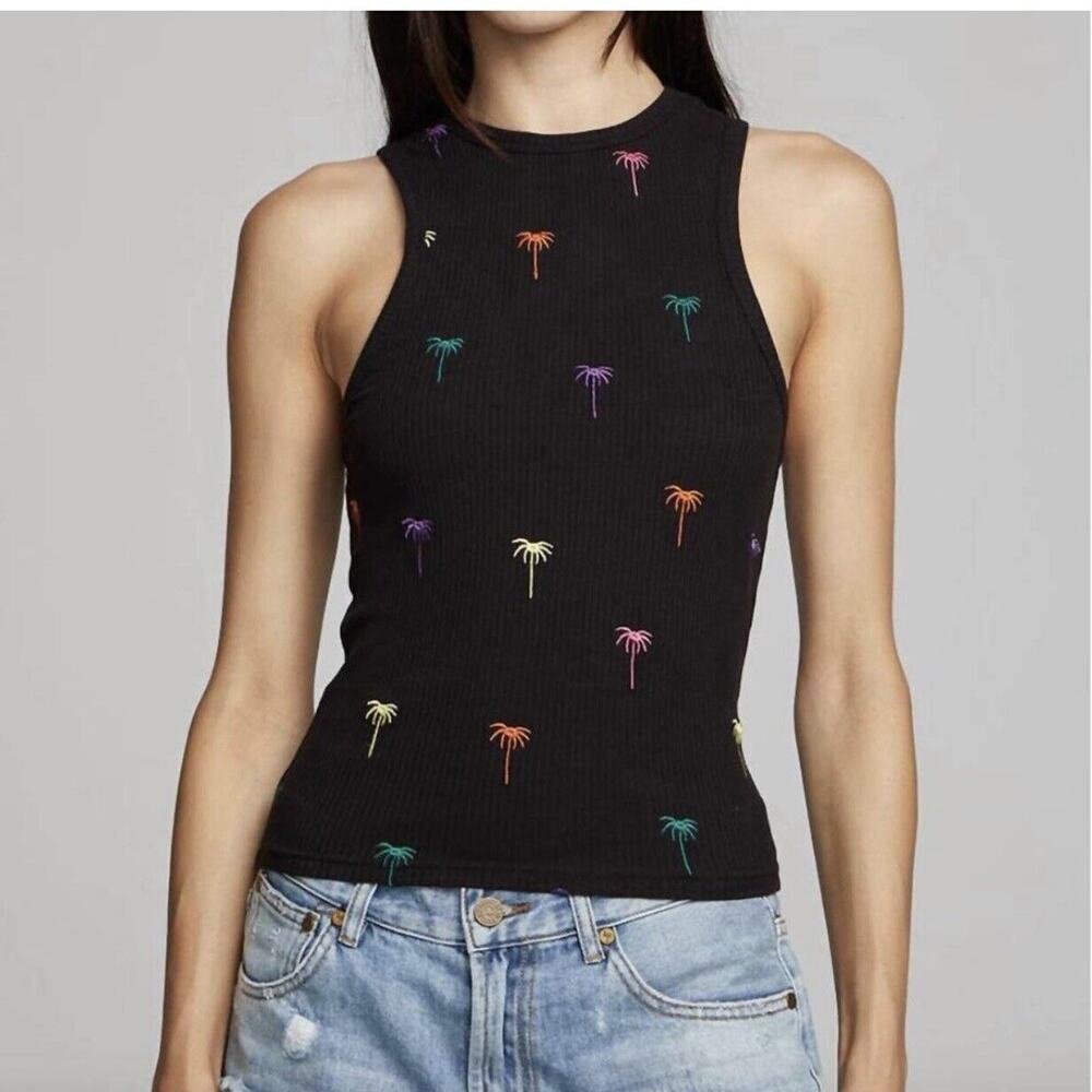 Chaser Black Onyx Palm Tree Tank Size Large NWT